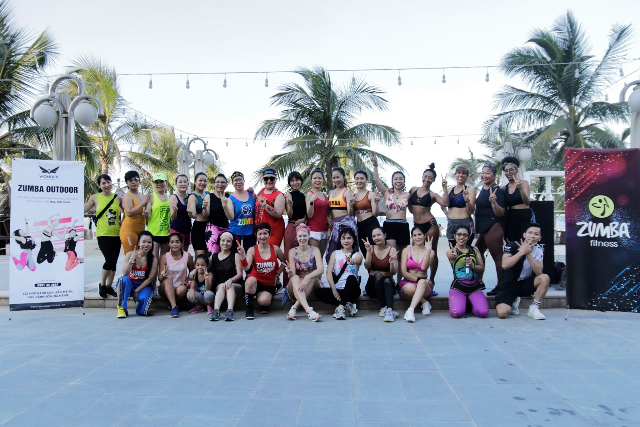 Bùng cháy vũ điệu ZumBa Outdoor sôi động cùng Wonder Fitness Center